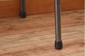  天板一枚板!古材をリメイクした鉄脚テーブル(2)