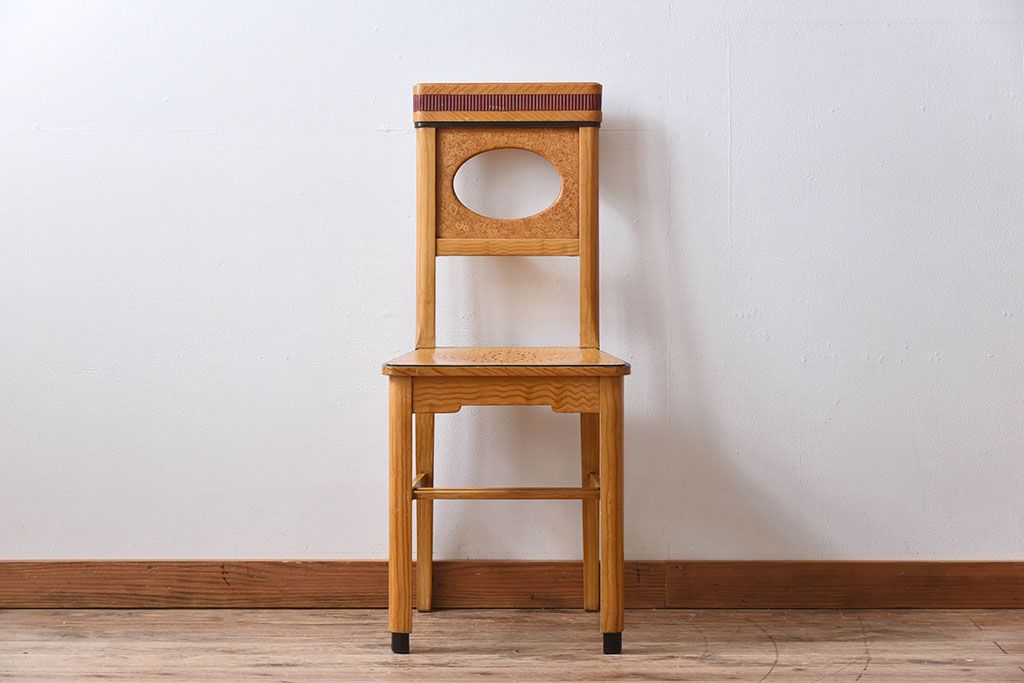 ヴィンテージ家具　オランダビンテージ　おしゃれなチェア(ダイニングチェア)(3)