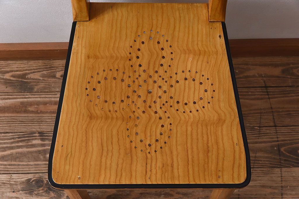 ヴィンテージ家具　オランダビンテージ　おしゃれなチェア(ダイニングチェア)(3)