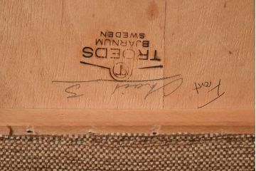 北欧家具　ビンテージ　スウェーデンTROEDS製　チーク材のチェア(ダイニングチェア)(2)