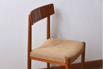 北欧家具　ビンテージ　スウェーデンTROEDS製　チーク材のチェア(ダイニングチェア)(3)