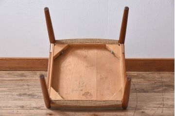 北欧家具　ビンテージ　スウェーデンTROEDS製　チーク材のチェア(ダイニングチェア)(3)
