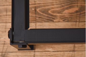 アンティーク家具　【H様購入分】古民具・骨董　三尺　明治大正期　重厚な鉄脚付き!水屋箪笥サイドボード(2)