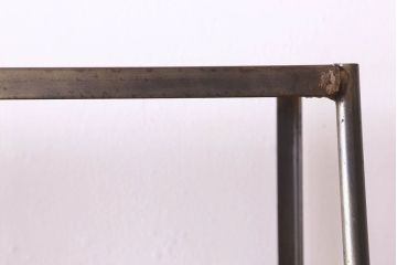 ラフジュ工房オリジナル　アイアンフレームのディスプレイラック(小)(陳列棚、飾り棚、オープンラック、アイアンシェルフ、店舗什器)(1)(R-023956)