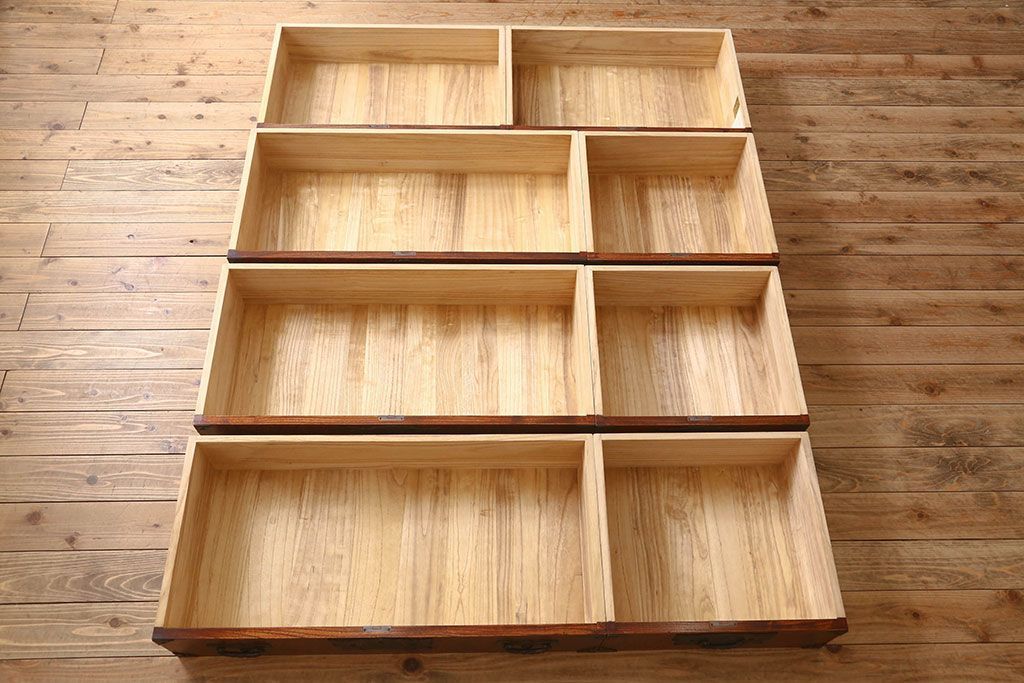 中古　岩谷堂箪笥　別注　白鳥2号総抽(衣装箪笥)(定価約65万円)