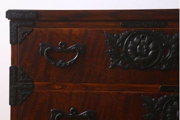 中古　岩谷堂箪笥　別注　白鳥2号総抽(衣装箪笥)(定価約65万円)