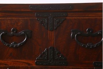 中古　岩谷堂箪笥　別注　白鳥2号総抽(衣装箪笥)(定価約65万円)