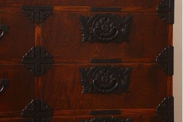 中古　岩谷堂箪笥　別注　白鳥2号総抽(衣装箪笥)(定価約65万円)