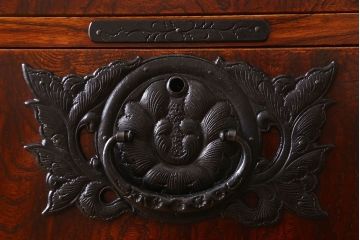 中古　岩谷堂箪笥　別注　白鳥2号総抽(衣装箪笥)(定価約65万円)