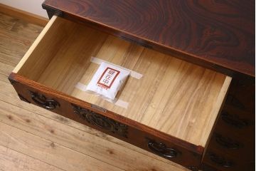 中古　岩谷堂箪笥　別注　白鳥2号総抽(衣装箪笥)(定価約65万円)