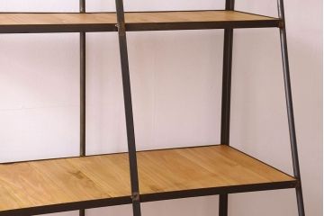 ラフジュ工房オリジナル　アイアンフレームのディスプレイラック【小】(陳列棚・飾り棚)(2)