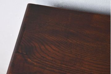 アンティーク家具　 玉杢　タモ材製!上質なアンティーク茶箪笥