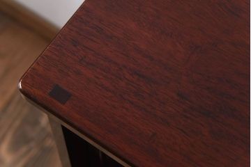 アンティーク家具　唐木・花梨材　大正昭和期　和モダン　指物　上品なアンティーク茶箪笥(カリン材)