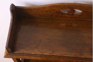 アンティーク家具　イギリスアンティーク　おしゃれなブックシェルフ オーク材