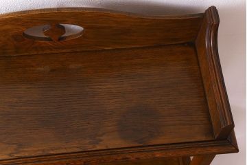 アンティーク家具　イギリスアンティーク　おしゃれなブックシェルフ オーク材