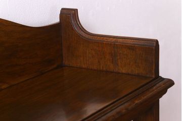 アンティーク家具　イギリスアンティーク　おしゃれなブックシェルフ オーク材