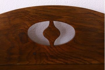 アンティーク家具　イギリスアンティーク　おしゃれなブックシェルフ オーク材