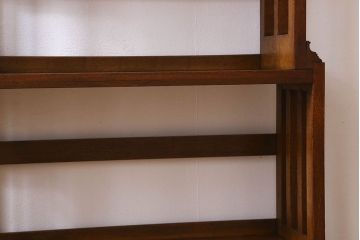 アンティーク家具　イギリスアンティーク　おしゃれなブックシェルフ オーク材