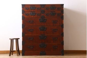 中古 伝統民芸家具 岩谷堂 衣装箪笥(2)