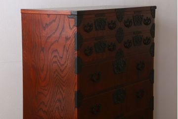 中古 伝統民芸家具 岩谷堂 衣装箪笥(2)