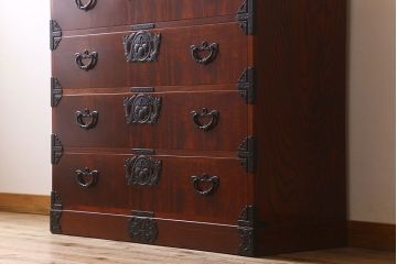 中古 伝統民芸家具 岩谷堂 衣装箪笥(2)