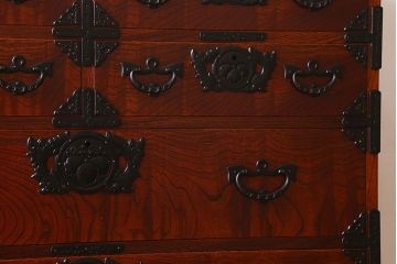 中古 伝統民芸家具 岩谷堂 衣装箪笥(2)