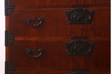 中古 伝統民芸家具 岩谷堂 衣装箪笥(2)