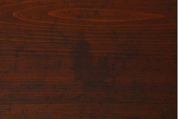 レトロ家具　昭和レトロ　引き出し2杯付き!古い平机(テーブル)(2)