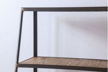 ラフジュ工房オリジナル　アイアンフレームのディスプレイラック【大】(陳列棚・飾り棚)(1)