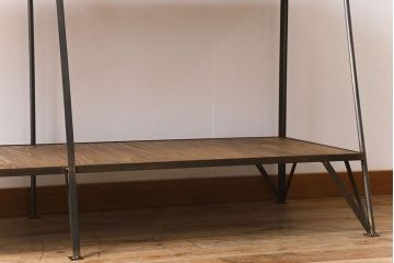 ラフジュ工房オリジナル　アイアンフレームのディスプレイラック【大】(陳列棚・飾り棚)(1)