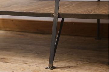 ラフジュ工房オリジナル　アイアンフレームのディスプレイラック【大】(陳列棚・飾り棚)(1)