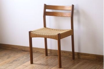ヴィンテージ家具　北欧ビンテージ　ペーパーコードチェア(ダイニングチェア)(1)