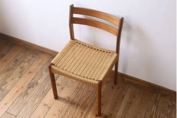 ヴィンテージ家具　北欧ビンテージ　ペーパーコードチェア(ダイニングチェア)(1)