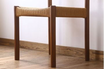 ヴィンテージ家具　北欧ビンテージ　ペーパーコードチェア(ダイニングチェア)(1)
