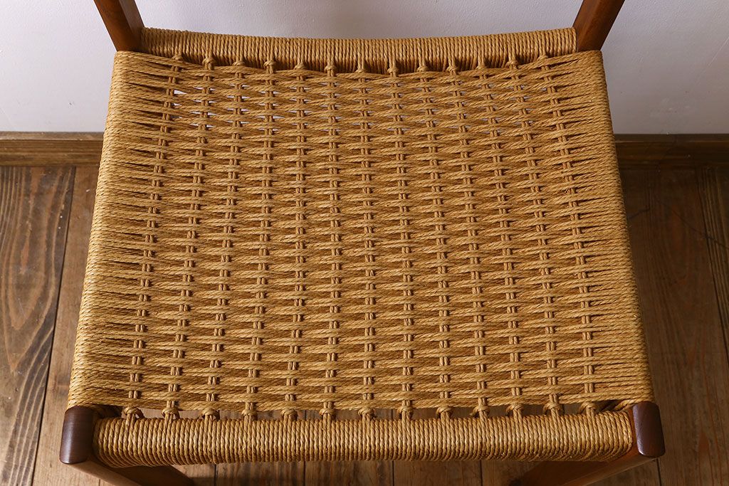 ヴィンテージ家具　北欧ビンテージ　ペーパーコードチェア(ダイニングチェア)(1)