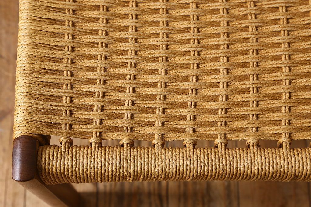 ヴィンテージ家具　北欧ビンテージ　ペーパーコードチェア(ダイニングチェア)(1)