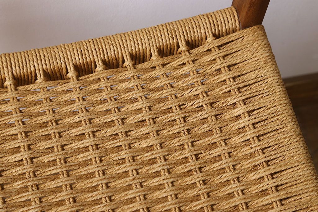 ヴィンテージ家具　北欧ビンテージ　ペーパーコードチェア(ダイニングチェア)(1)