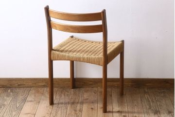 ヴィンテージ家具　北欧ビンテージ　ペーパーコードチェア(ダイニングチェア)(1)