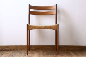 ヴィンテージ家具　北欧ビンテージ　ペーパーコードチェア(ダイニングチェア)(2)