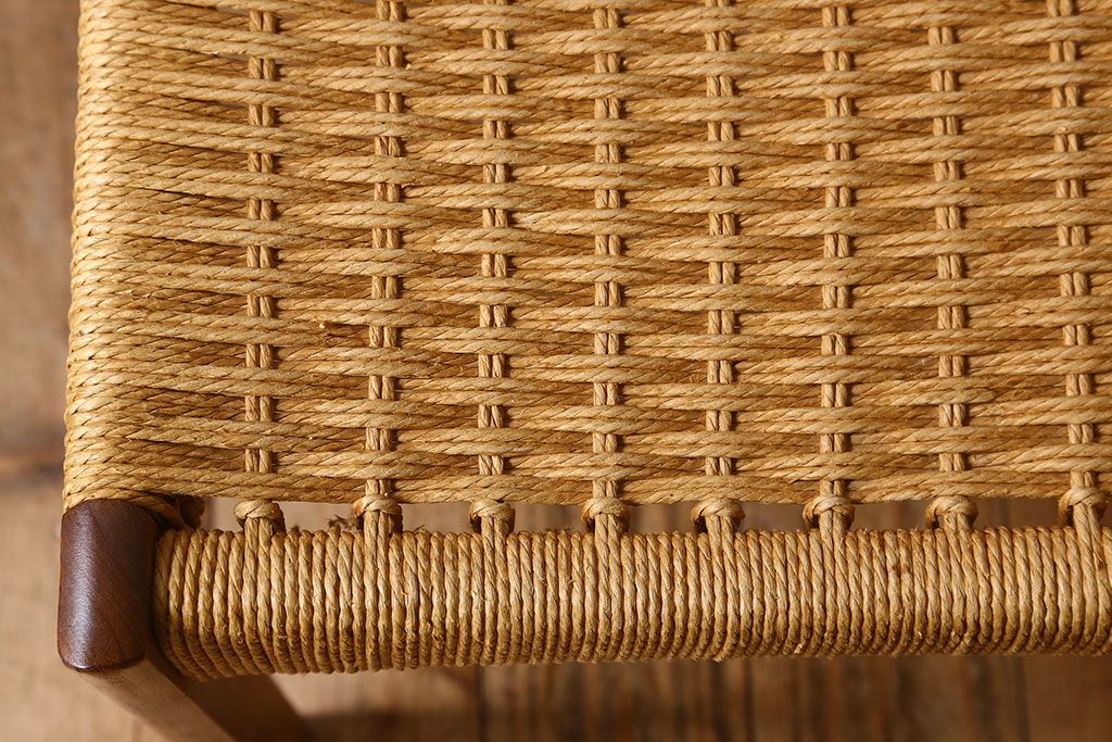 ヴィンテージ家具　北欧ビンテージ　ペーパーコードチェア(ダイニングチェア)(2)