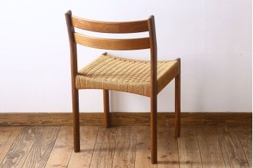 ヴィンテージ家具　北欧ビンテージ　ペーパーコードチェア(ダイニングチェア)(2)