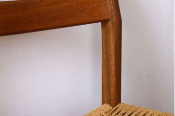 ヴィンテージ家具　北欧ビンテージ　ペーパーコードチェア(ダイニングチェア)(3)