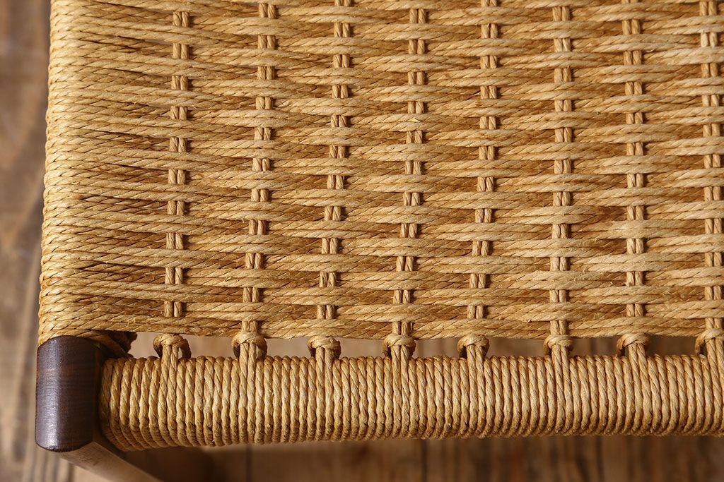 ヴィンテージ家具　北欧ビンテージ　ペーパーコードチェア(ダイニングチェア)(3)