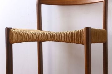 ヴィンテージ家具　北欧ビンテージ　ペーパーコードチェア(ダイニングチェア)(3)