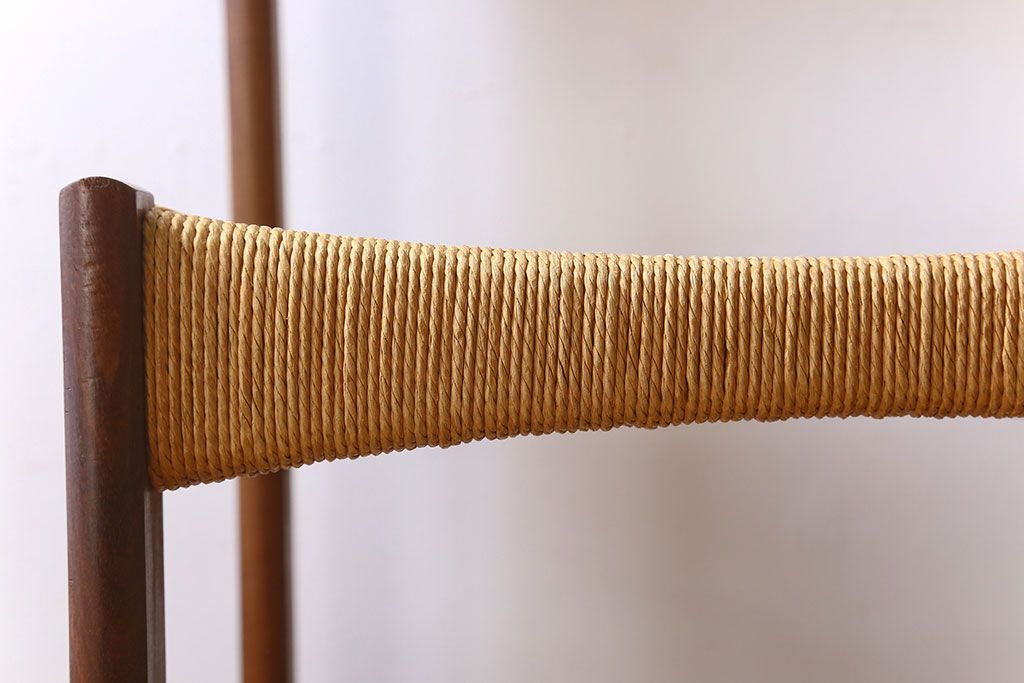 ヴィンテージ家具　北欧ビンテージ　ペーパーコードチェア(ダイニングチェア)(3)