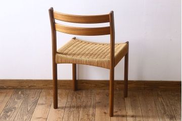 ヴィンテージ家具　北欧ビンテージ　ペーパーコードチェア(ダイニングチェア)(3)