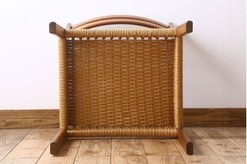 ヴィンテージ家具　北欧ビンテージ　ペーパーコードチェア(ダイニングチェア)(3)