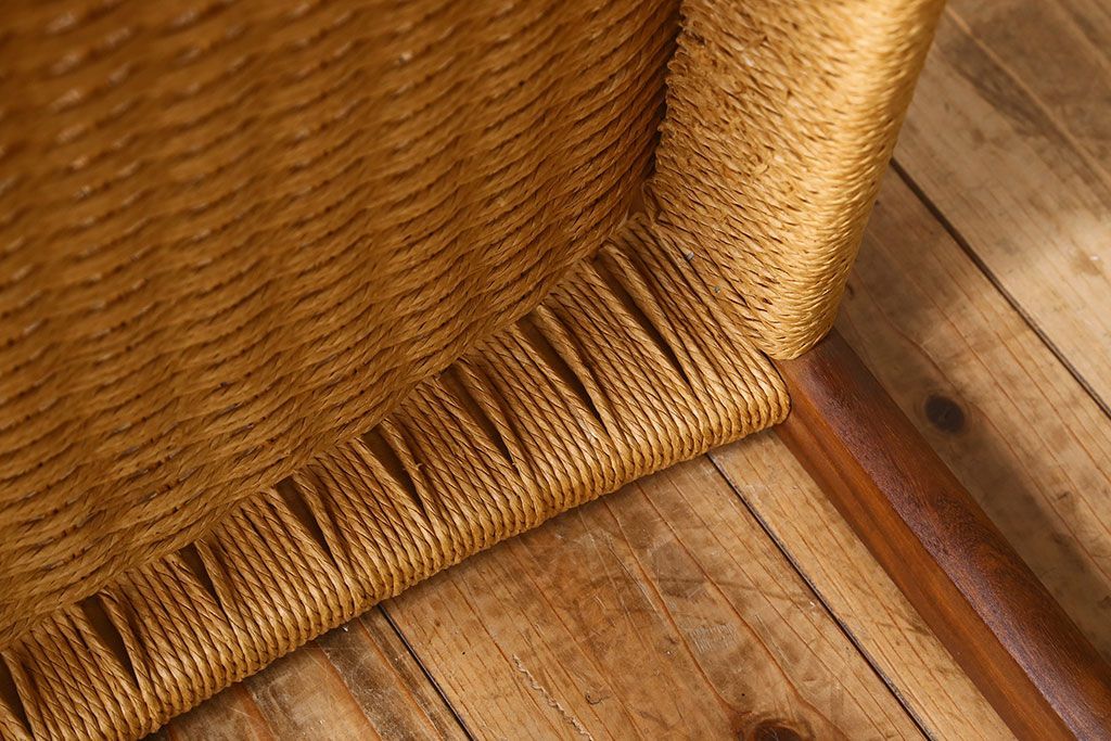 ヴィンテージ家具　北欧ビンテージ　ペーパーコードチェア(ダイニングチェア)(3)