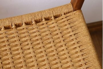 北欧家具　ビンテージ　ペーパーコードチェア(ダイニングチェア)(1)