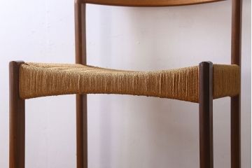 北欧家具　ビンテージ　ペーパーコードチェア(ダイニングチェア)(1)
